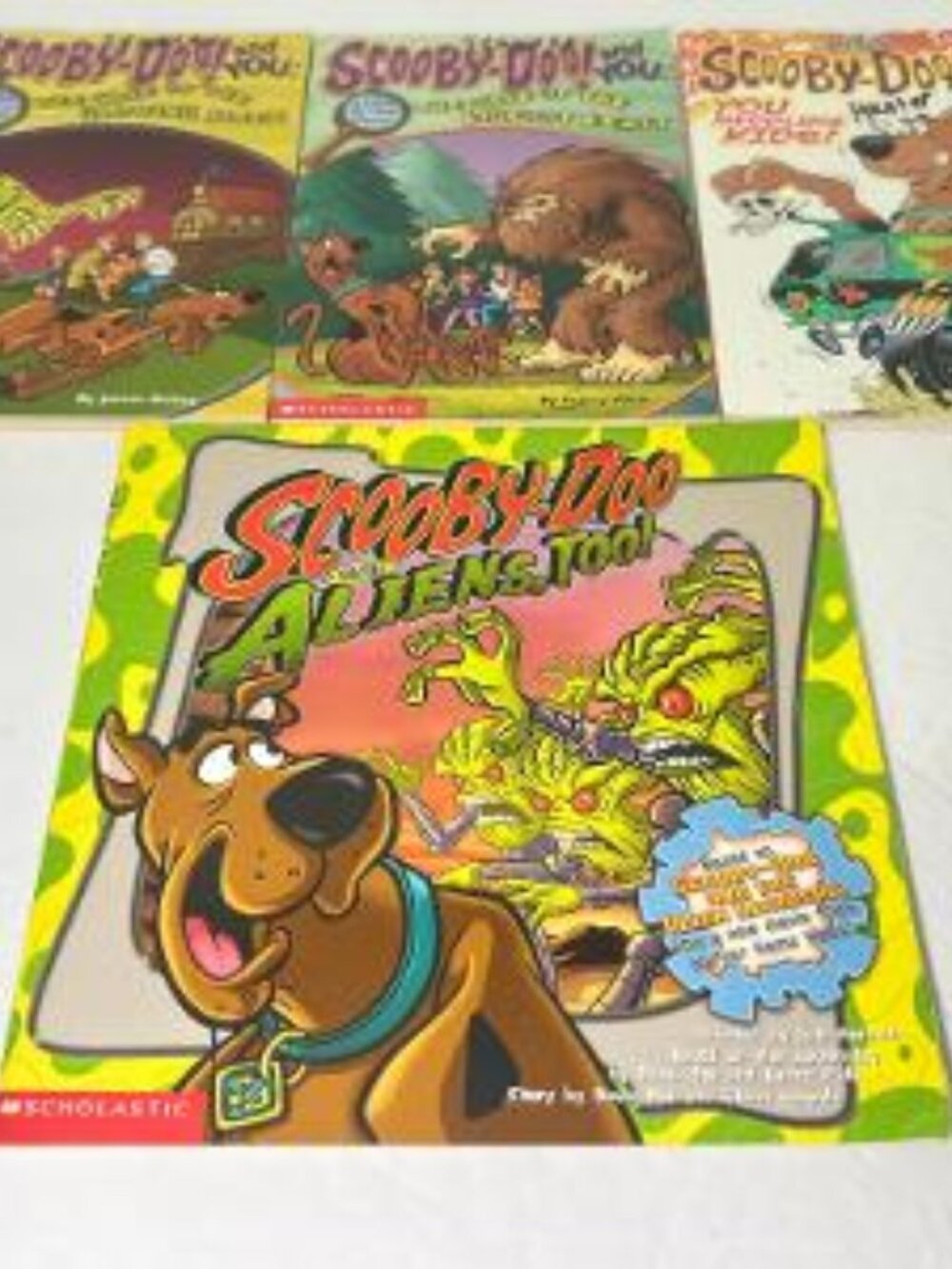 Scooby Doo Paperbacks Scholastic Mixed Mystery Series Lot Of 4